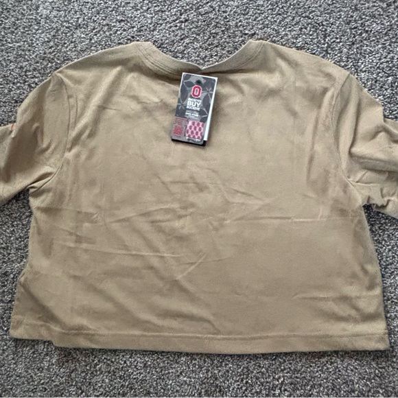 Nike Ohio State Women's Dri Fit Crop Top Tee - Picture 2 of 3